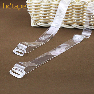 Transparent clear bra straps