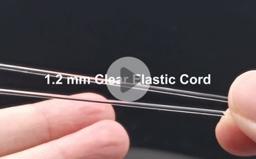 Difference between clear elastic string in different size
