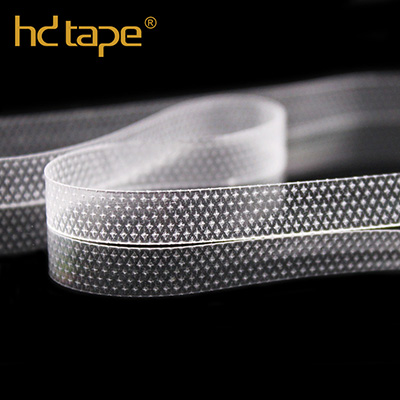 New embossed 6mm clear elastic TPU tape